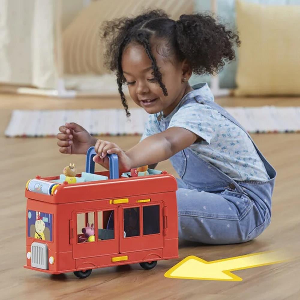 Hasbro Peppa Pig 2'si 1 Arada Parti Otobüsü F8881