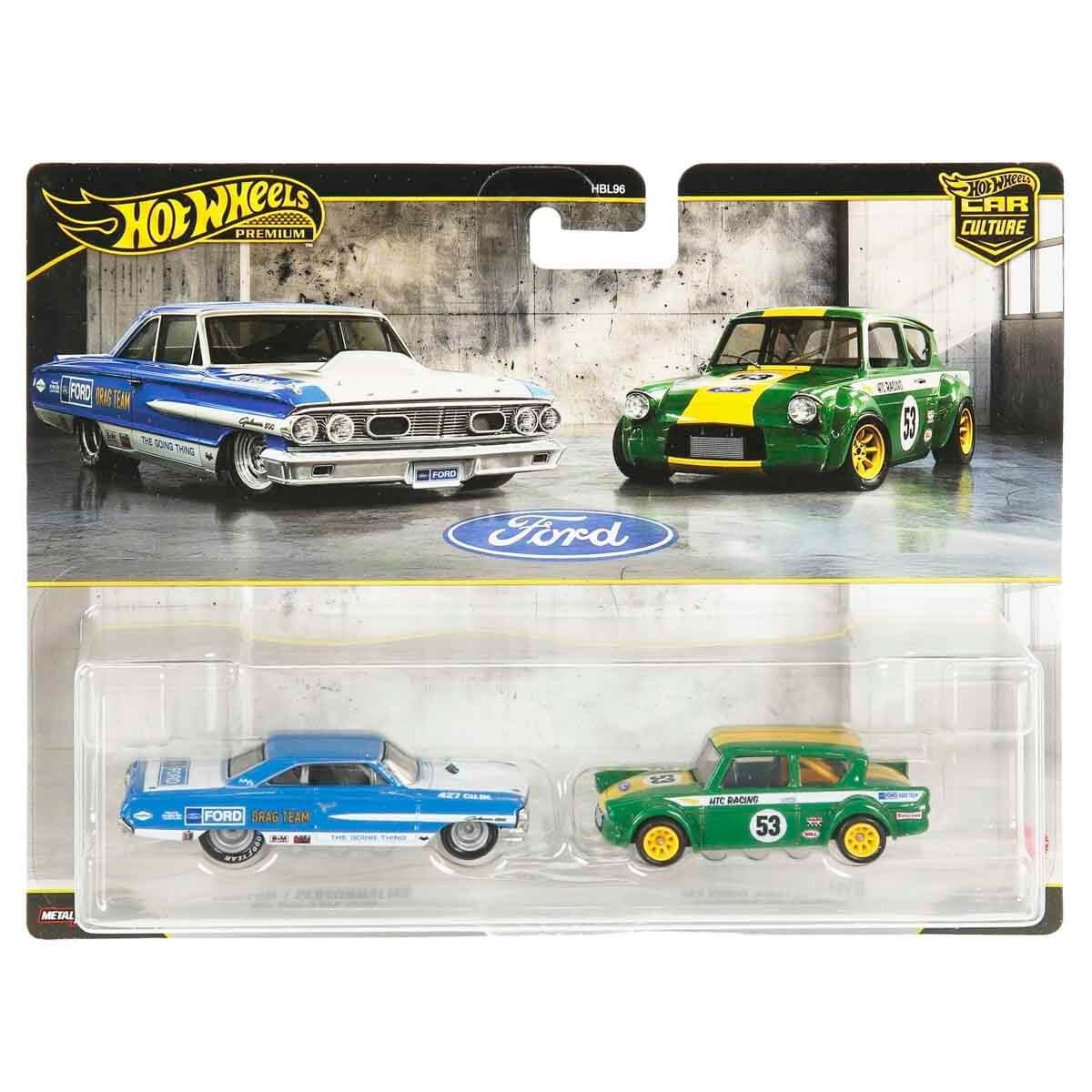 HBL96 HOT WHEELS 2'LI PREMIUM ARABA SETI