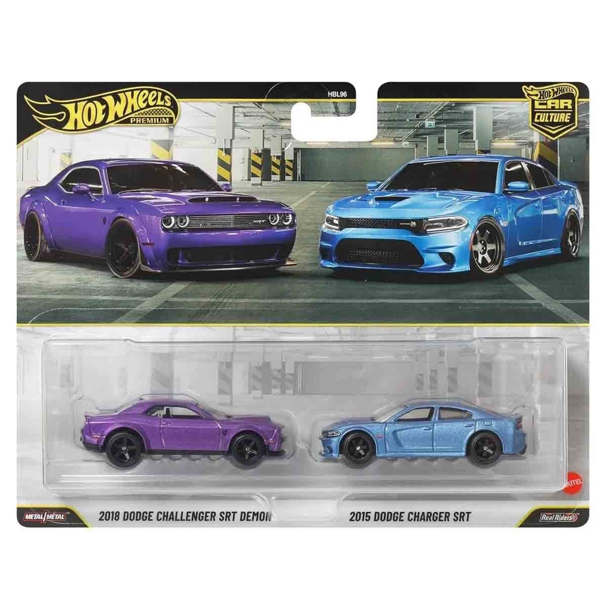 HBL96 HOT WHEELS 2'LI PREMIUM ARABA SETI