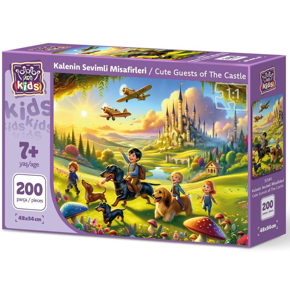 Heidi Oyuncak Art Çocuk Kalenin Sevimli Misafirleri 200 Parça Puzzle 35544