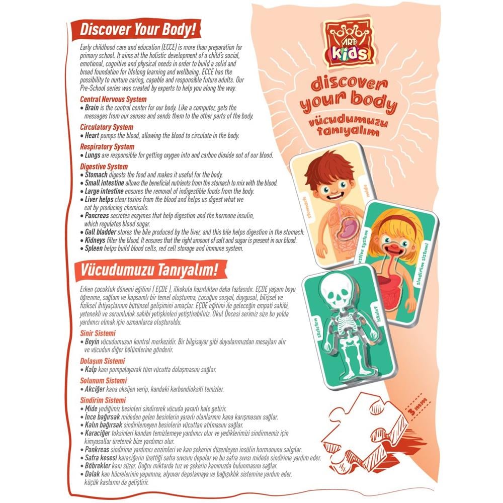Heidi Oyuncak Art Kids Vücudumuzu Tanıyalım 5830