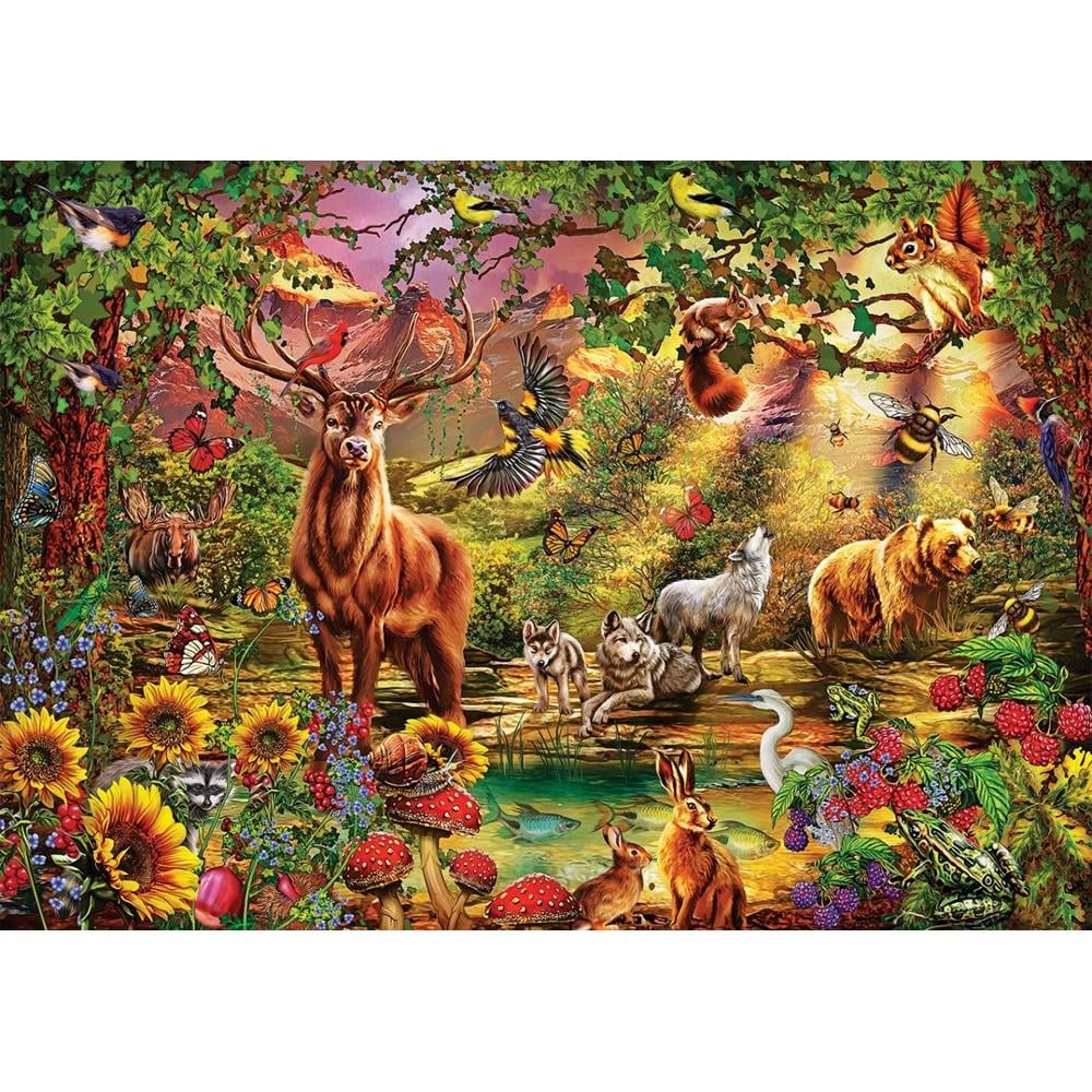 Heidi Oyuncak Art Puzzle Büyülü Orman 1000 Parça Puzzle 5176