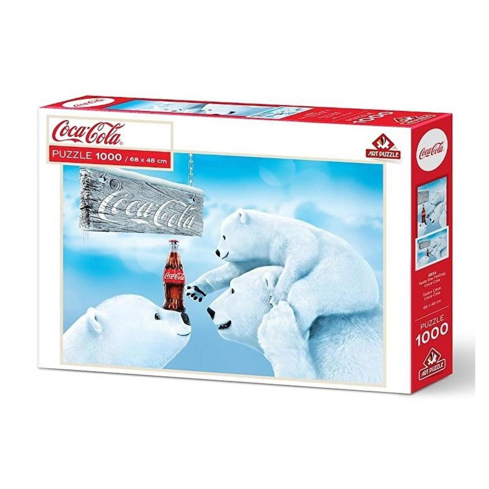 Heidi Oyuncak Art Puzzle Coca-Cola Tadını Çıkar 1000 Parça Puzzle 5934