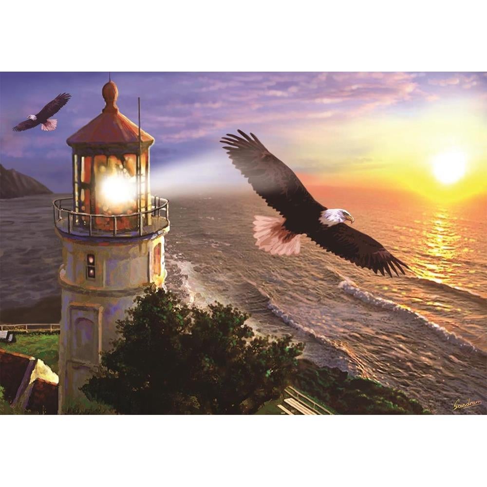 Heidi Oyuncak Art Puzzle Gündoğumunda Yüksek Uçuş 1000 Parça Puzzle 4221