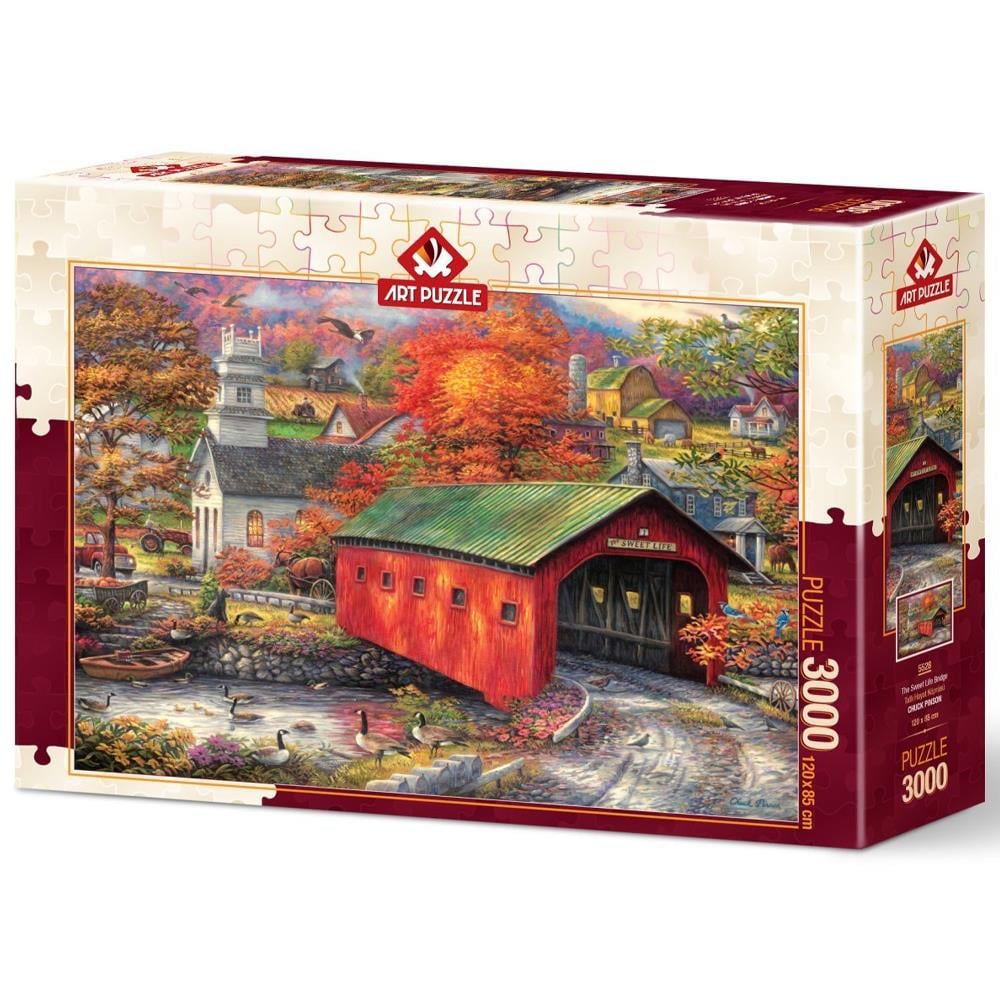 Heidi Oyuncak Art Puzzle Tatlı Hayat Köprüsü 3000 Parça Puzzle 5528
