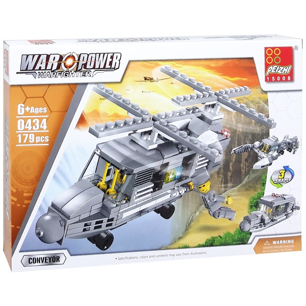Helikopter Blok Seti 179 Parça 6+ 0434