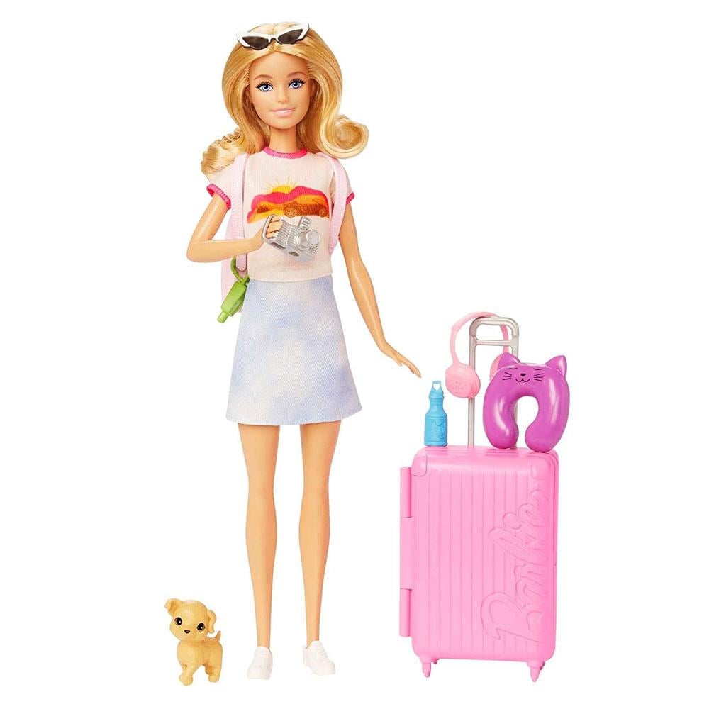 HJY18 BARBIE SEYAHATTE BEBEGI VE AKSESUARLARI