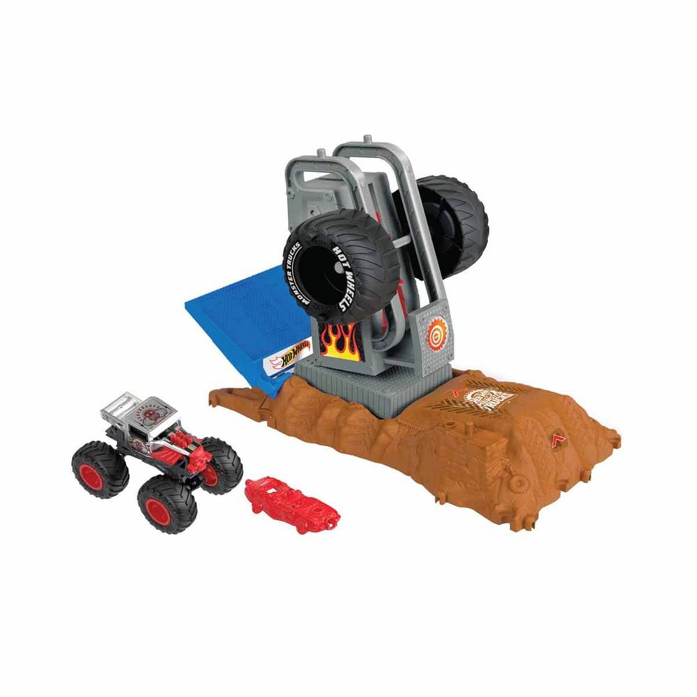 HNB87 HOT WHEELS MONSTER TRUCKS ARENADA MUCADELEYE BASLANGIC SETLERI