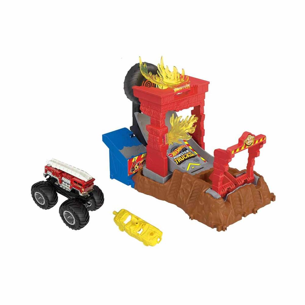 HNB87 HOT WHEELS MONSTER TRUCKS ARENADA MUCADELEYE BASLANGIC SETLERI