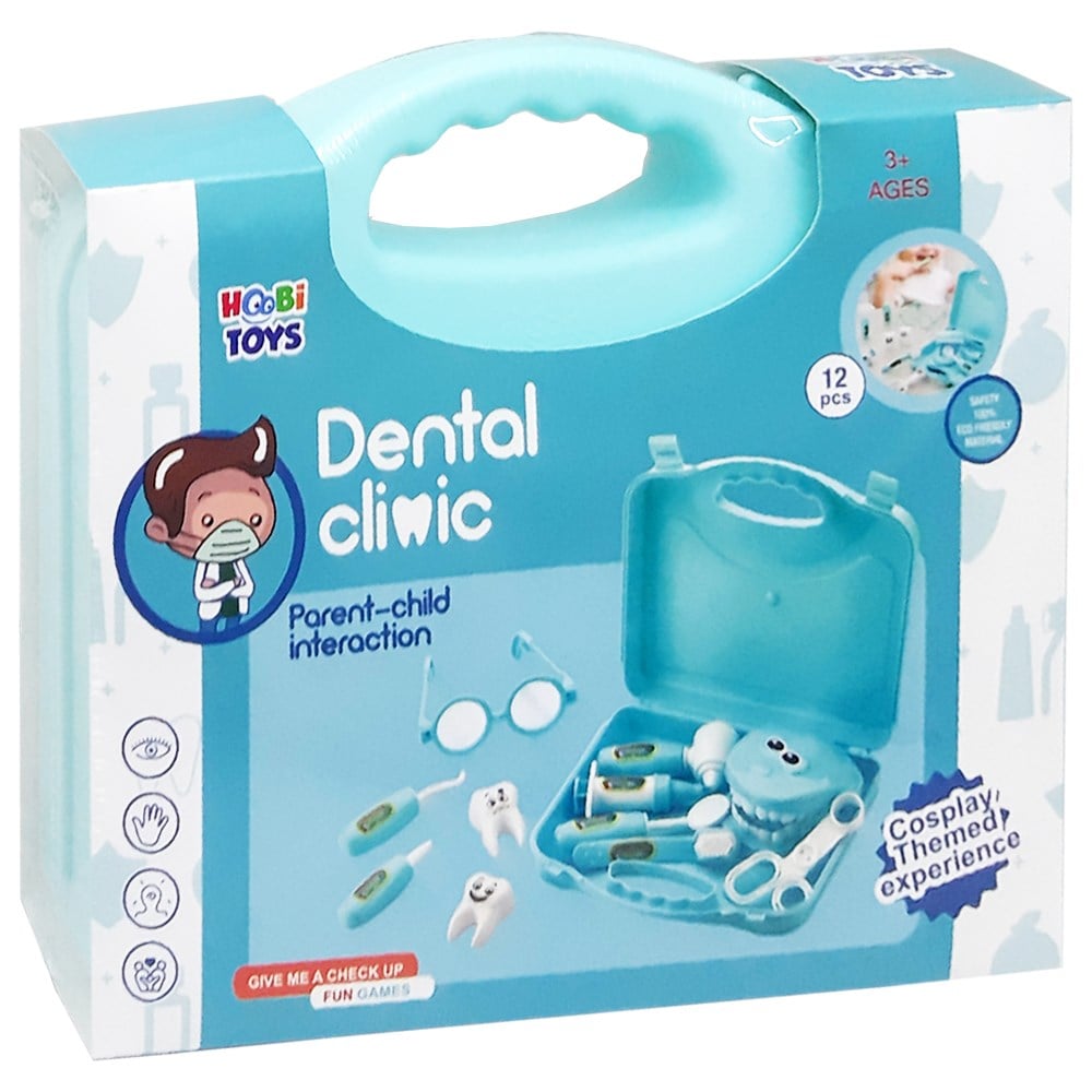Hobi Oyuncak Çantalı Diş Klinik Seti Erkek HB-16043