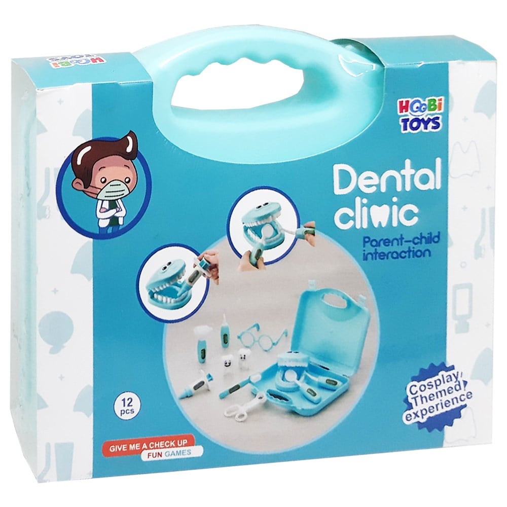 Hobi Oyuncak Çantalı Diş Klinik Seti Erkek HB-16043
