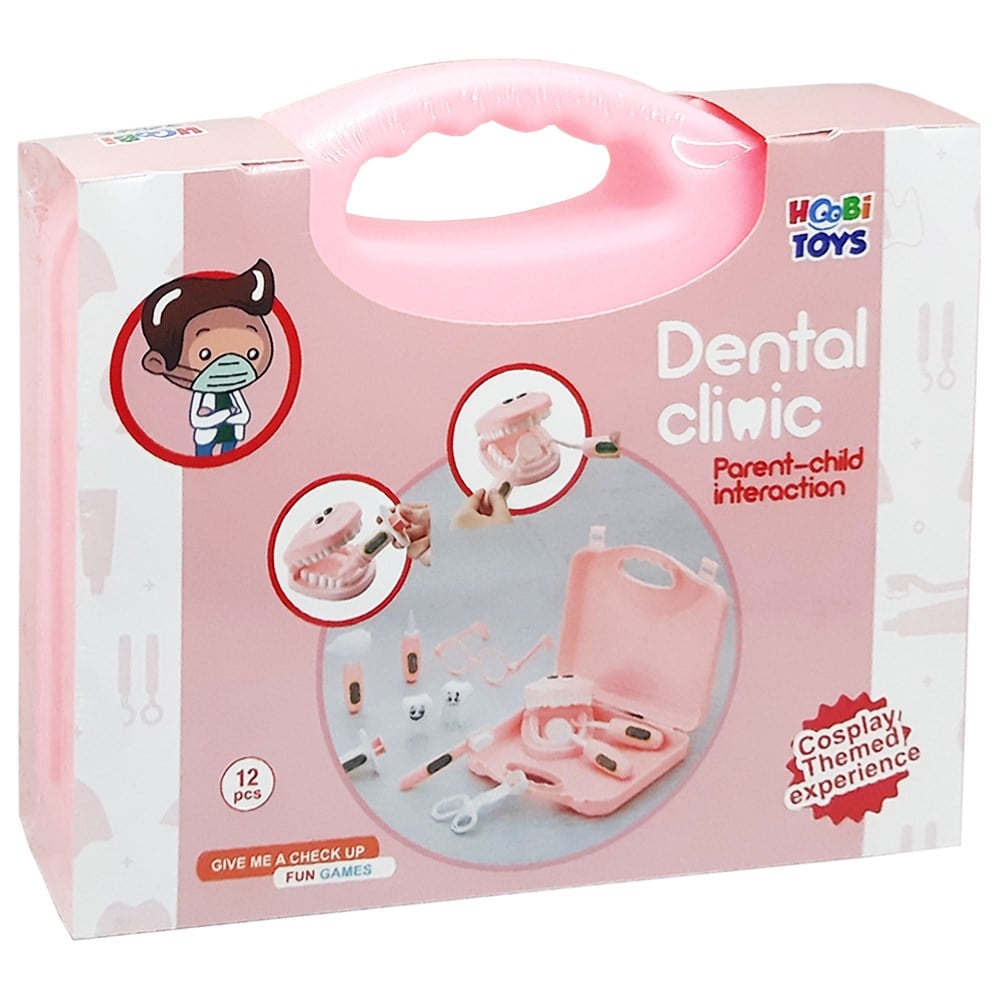 Hobi Oyuncak Çantalı Diş Klinik Seti Kız HB-16036