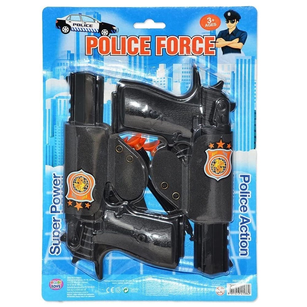 Hobi Oyuncak Kartelada 2 Li Polis Seti HB-15862