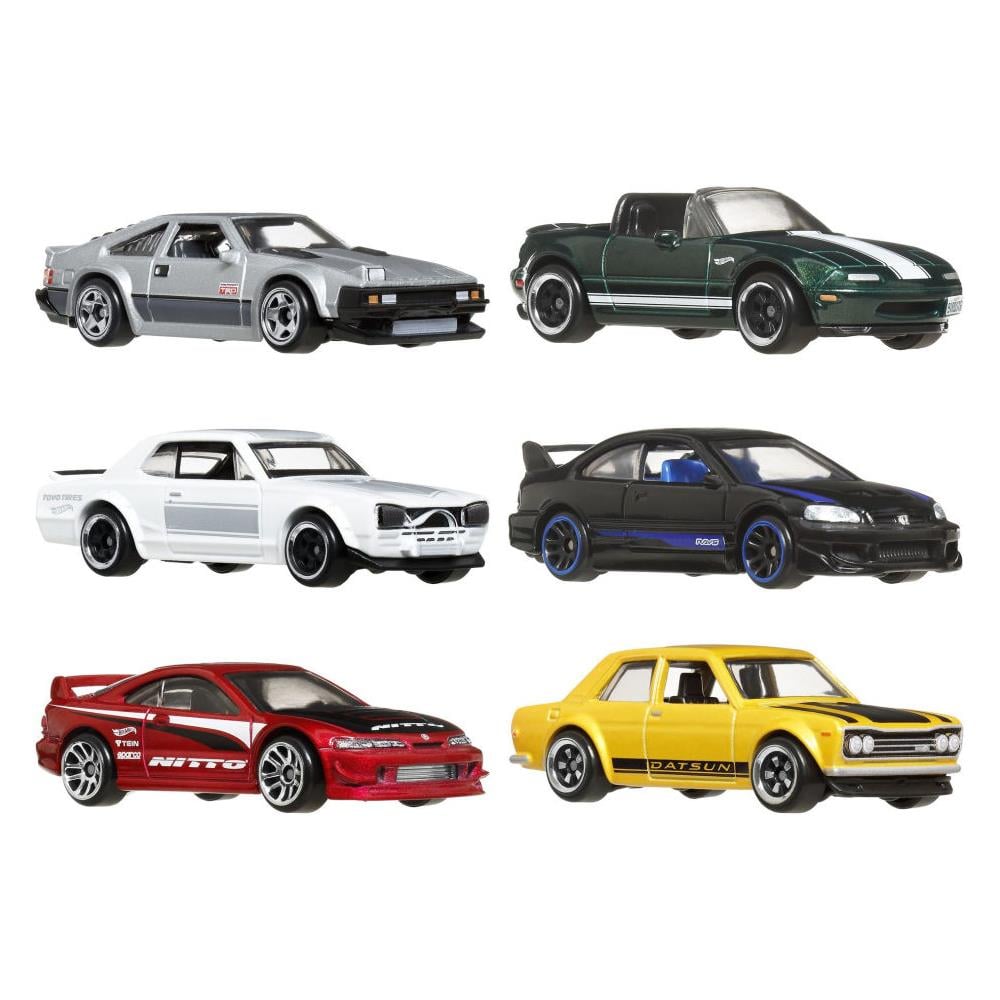 Hot Wheels 1:64 Japon Temalı 6'lı Araba Seti JBY77