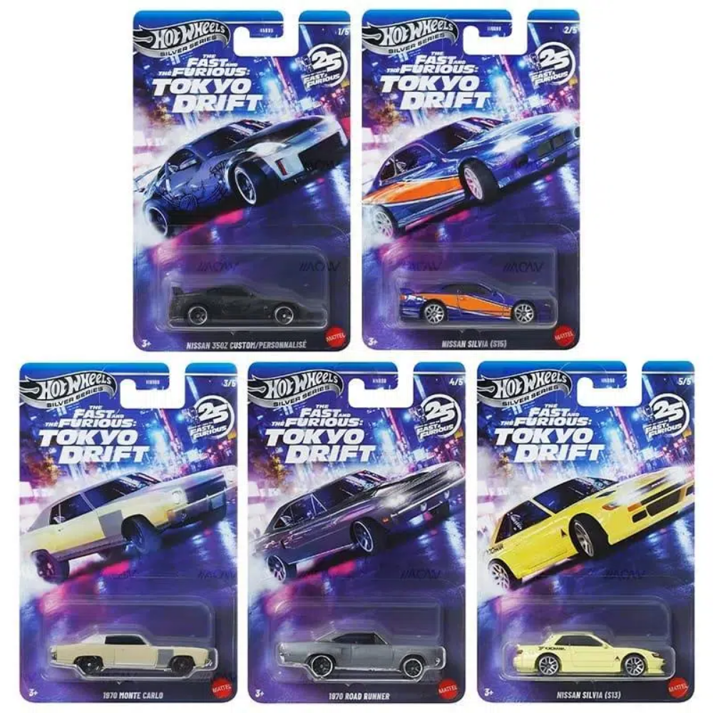 Hot Wheels Fast & Furious Temalı Arabalar HNR88
