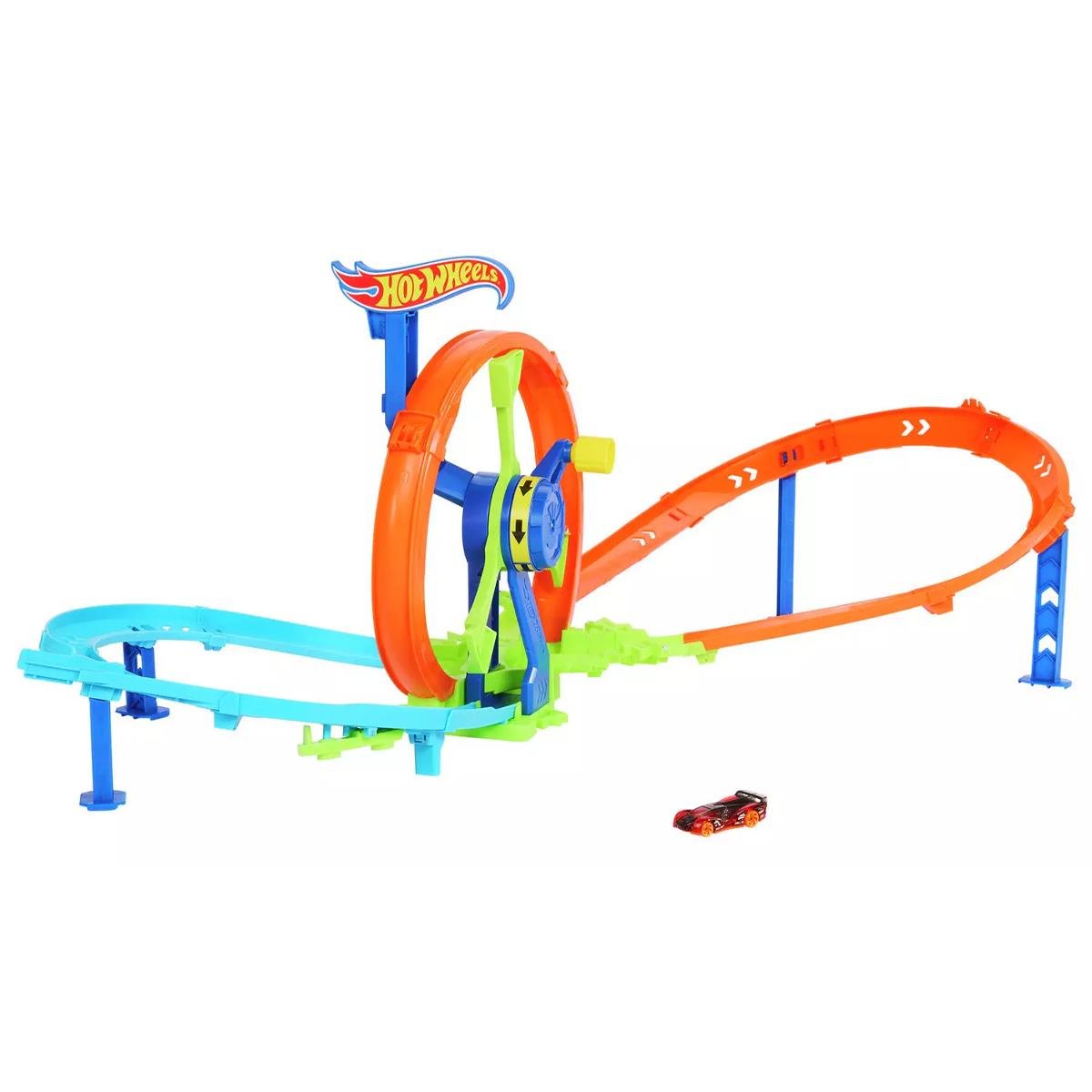 Hot Wheels Hızlı Fırlatma Ve Döngü Parkuru Oyun Seti JBX65