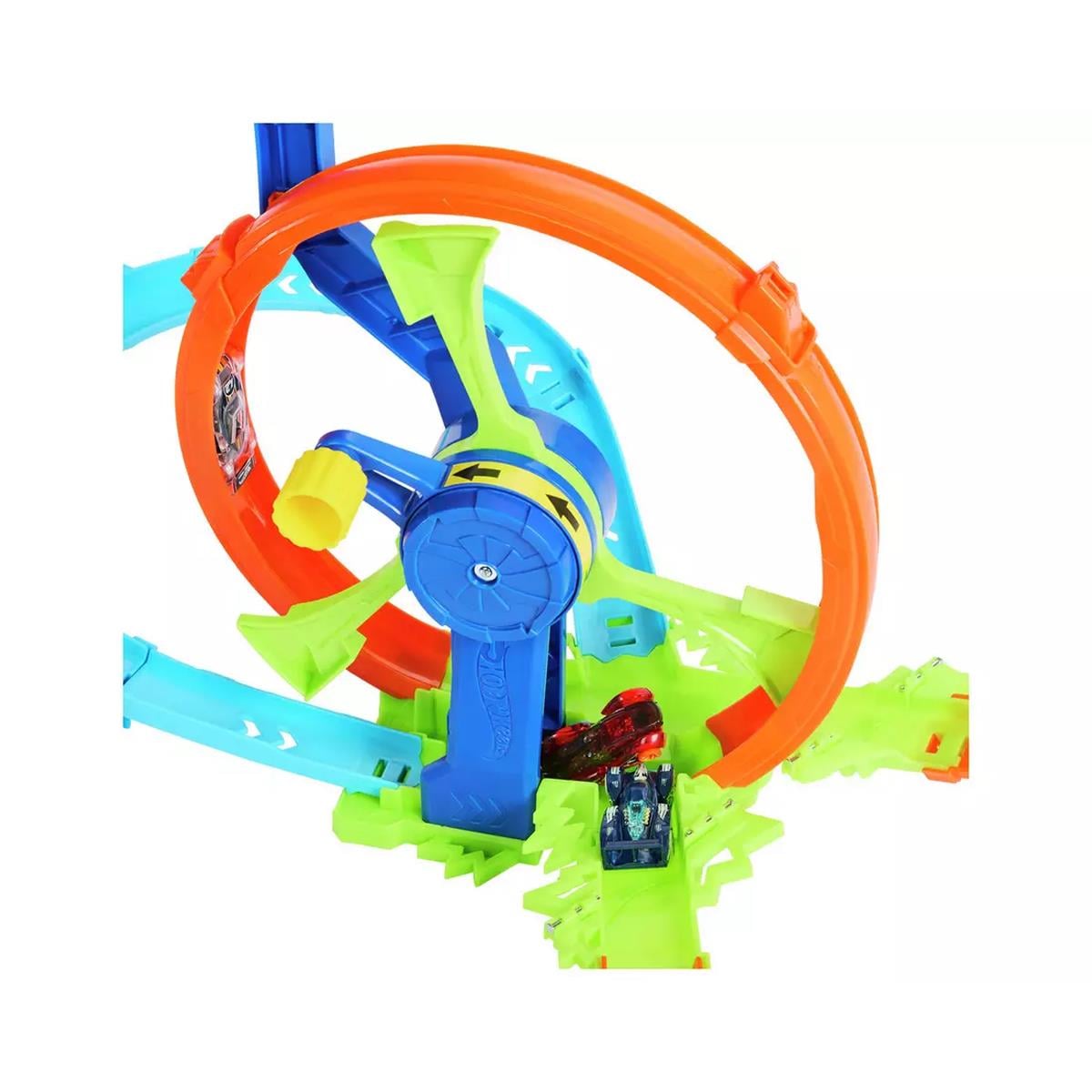 Hot Wheels Hızlı Fırlatma Ve Döngü Parkuru Oyun Seti JBX65