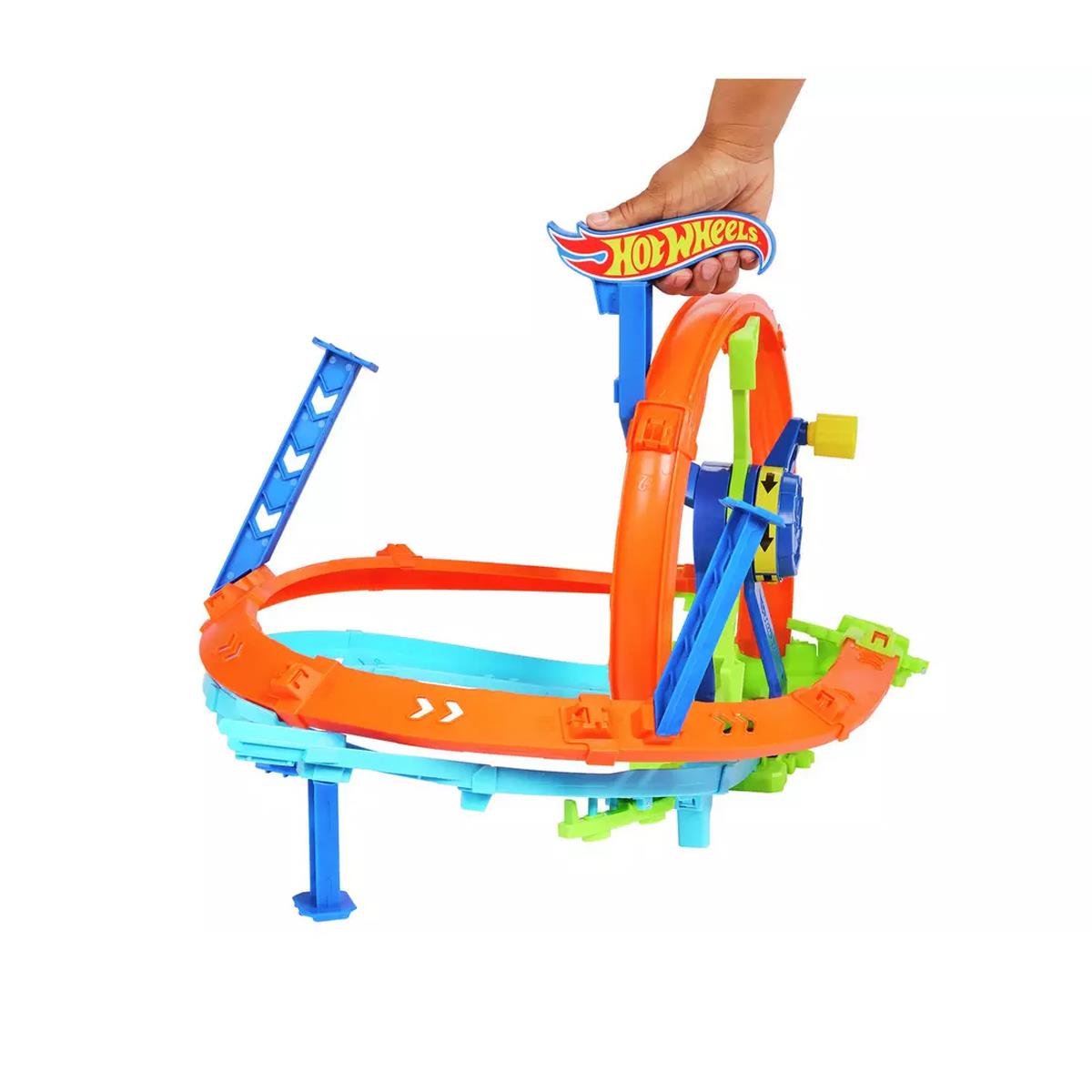 Hot Wheels Hızlı Fırlatma Ve Döngü Parkuru Oyun Seti JBX65