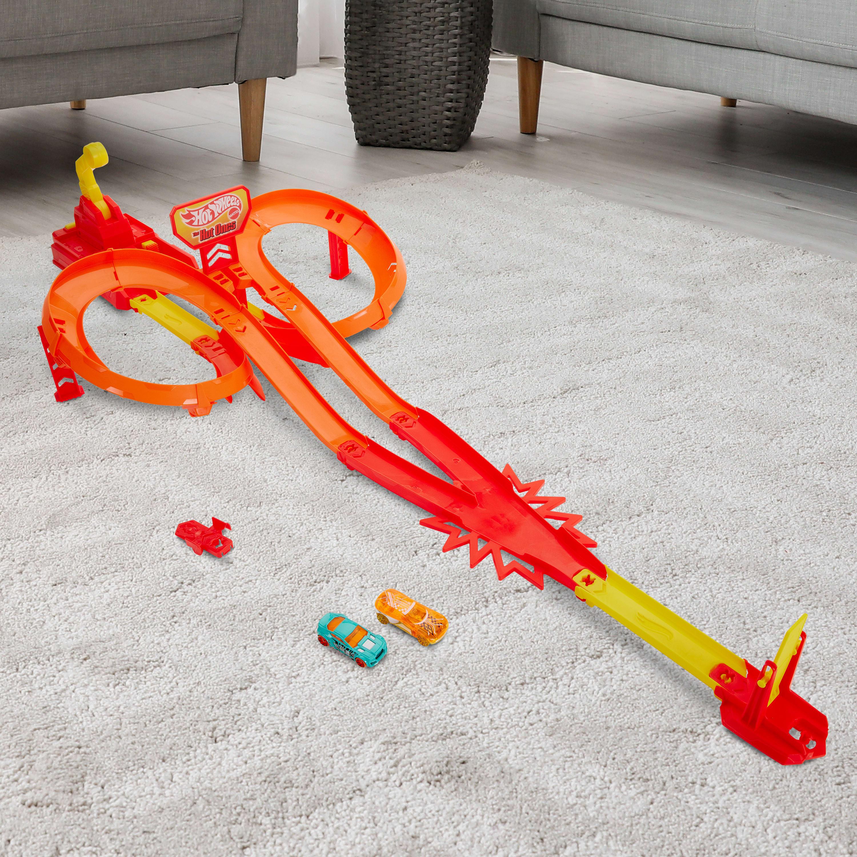 Hot Wheels Ralli Kazası Yarış Pisti Seti Oyuncak JFD11