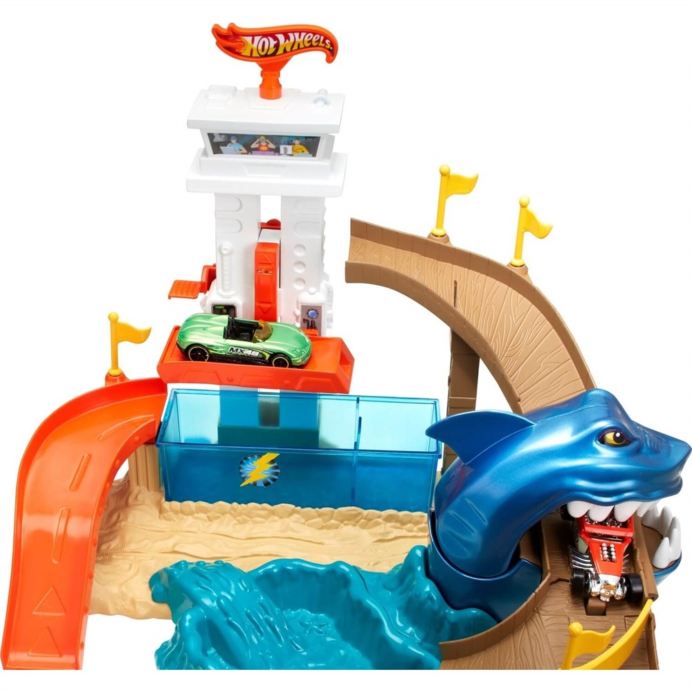 Hot Wheels Renk Değiştiren Araçlar Sharky Yarış Seti