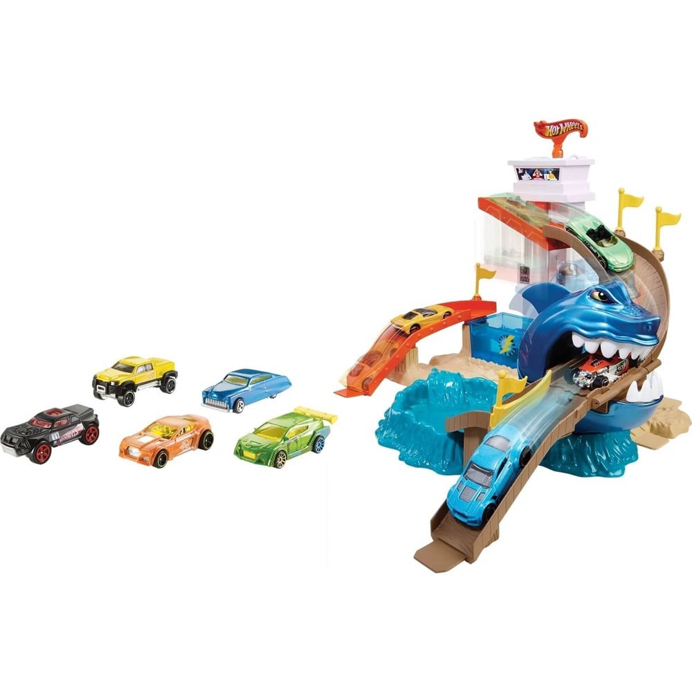 Hot Wheels Renk Değiştiren Araçlar Sharky Yarış Seti