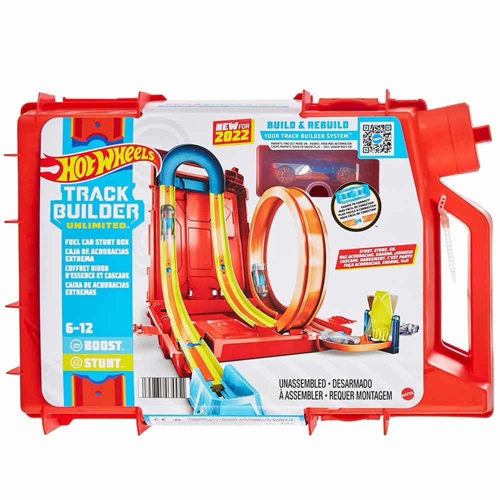 Hot Wheels Track Builder Benzin Bidonu Akrobasi Seti HDX78