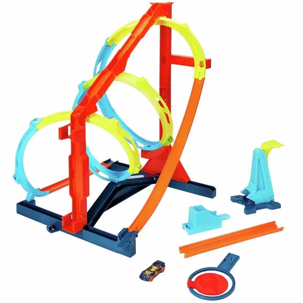 Hot Wheels Track Builder Spiral Dönüşlü Pist Seti HDX79