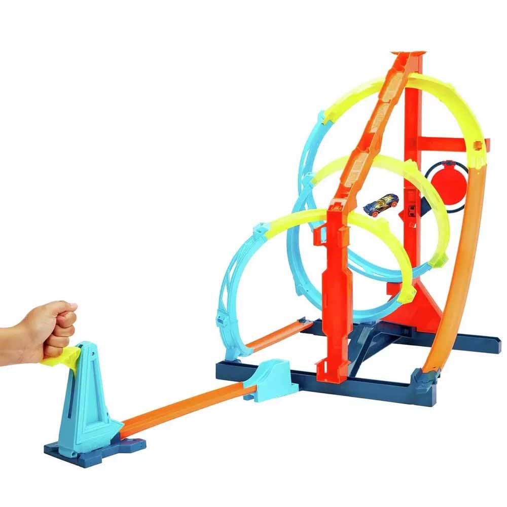 Hot Wheels Track Builder Spiral Dönüşlü Pist Seti HDX79