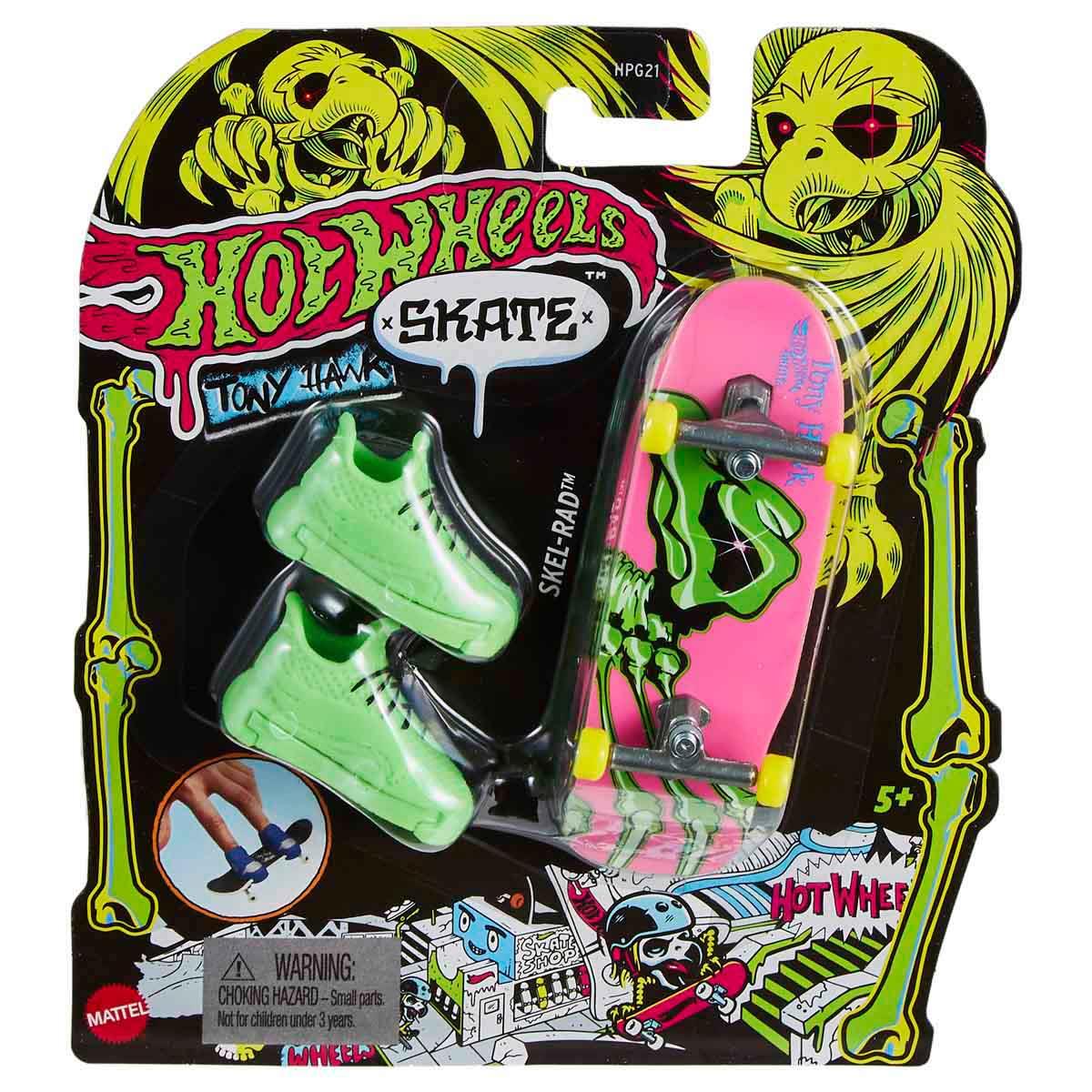 HPG21 HOT WHEELS SKATE NEON TEMALI PARMAK KAYKAY VE AYAKKABI PAKETLERI