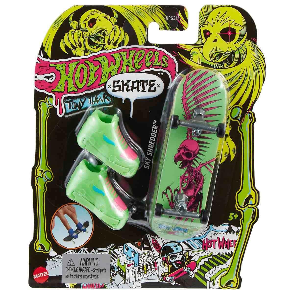 HPG21 HOT WHEELS SKATE NEON TEMALI PARMAK KAYKAY VE AYAKKABI PAKETLERI