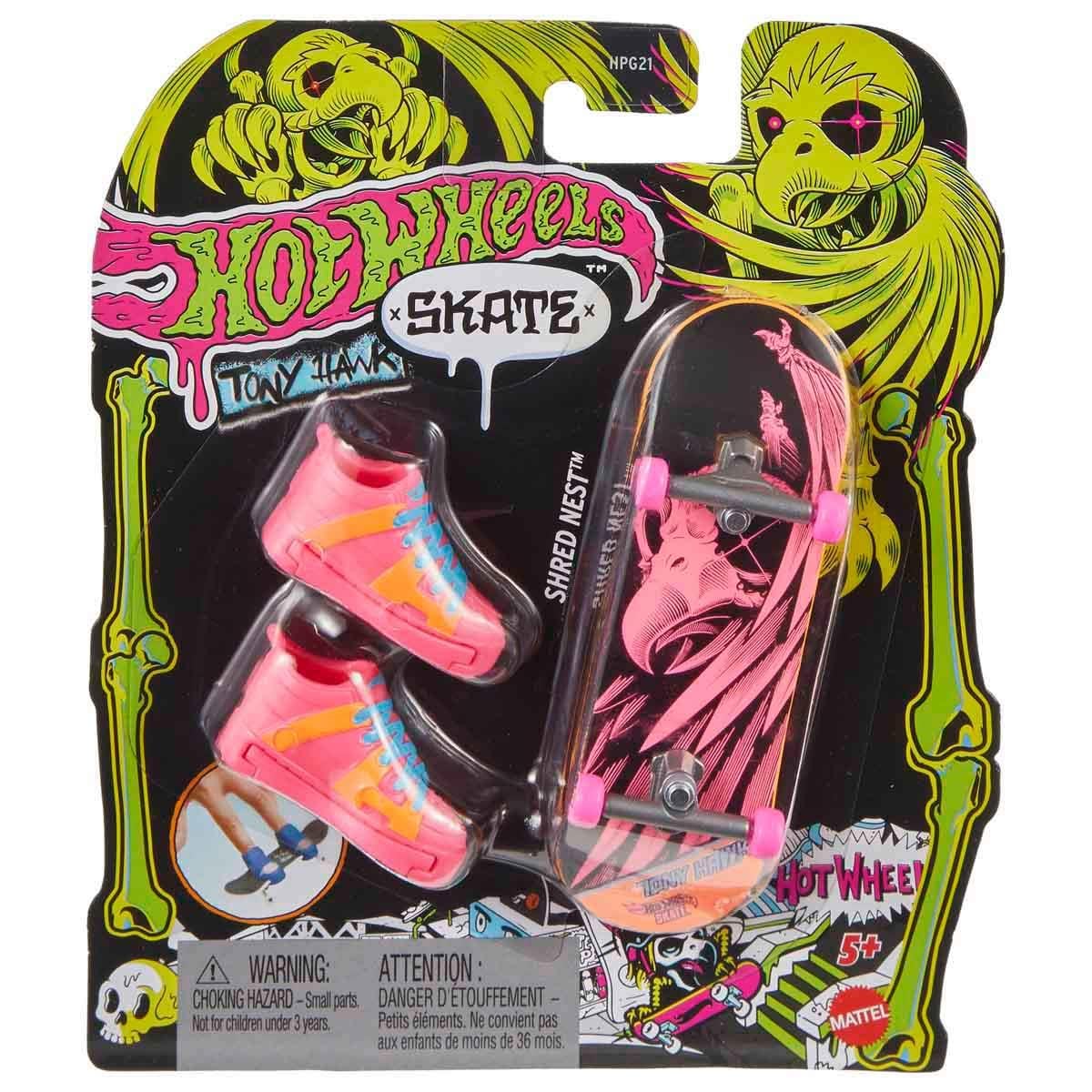 HPG21 HOT WHEELS SKATE NEON TEMALI PARMAK KAYKAY VE AYAKKABI PAKETLERI