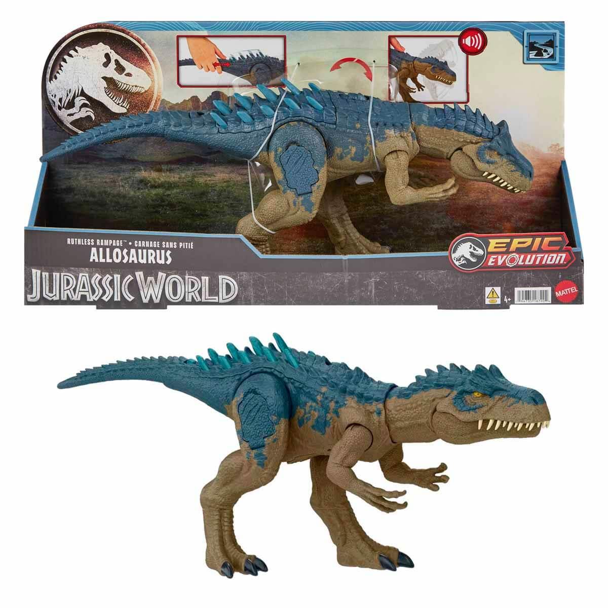 HRX50 JURASSIC WORLD SUPER GUCLU ALLOSAURUS FIGURU