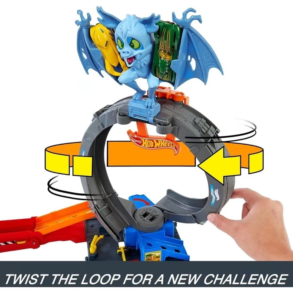 HTN78 HOT WHEELS BAT DONGU SALDIRI OYUN SETI