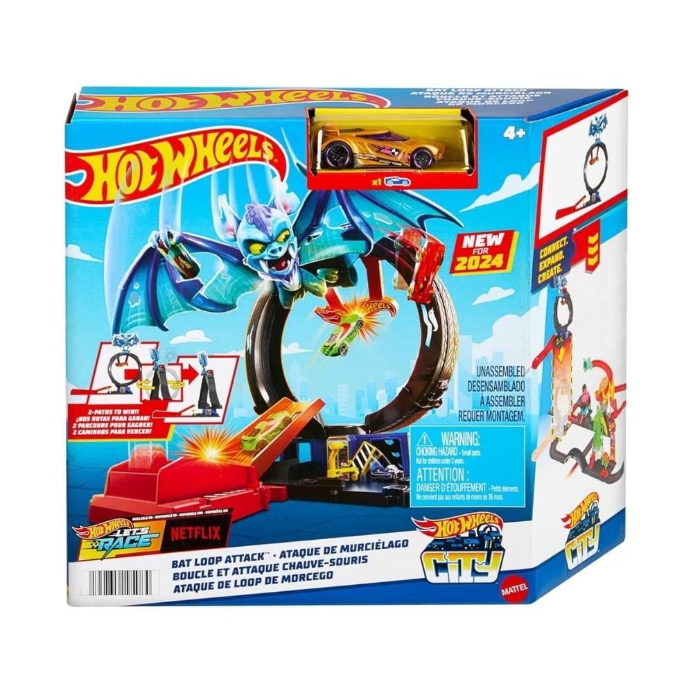 HTN78 HOT WHEELS BAT DONGU SALDIRI OYUN SETI
