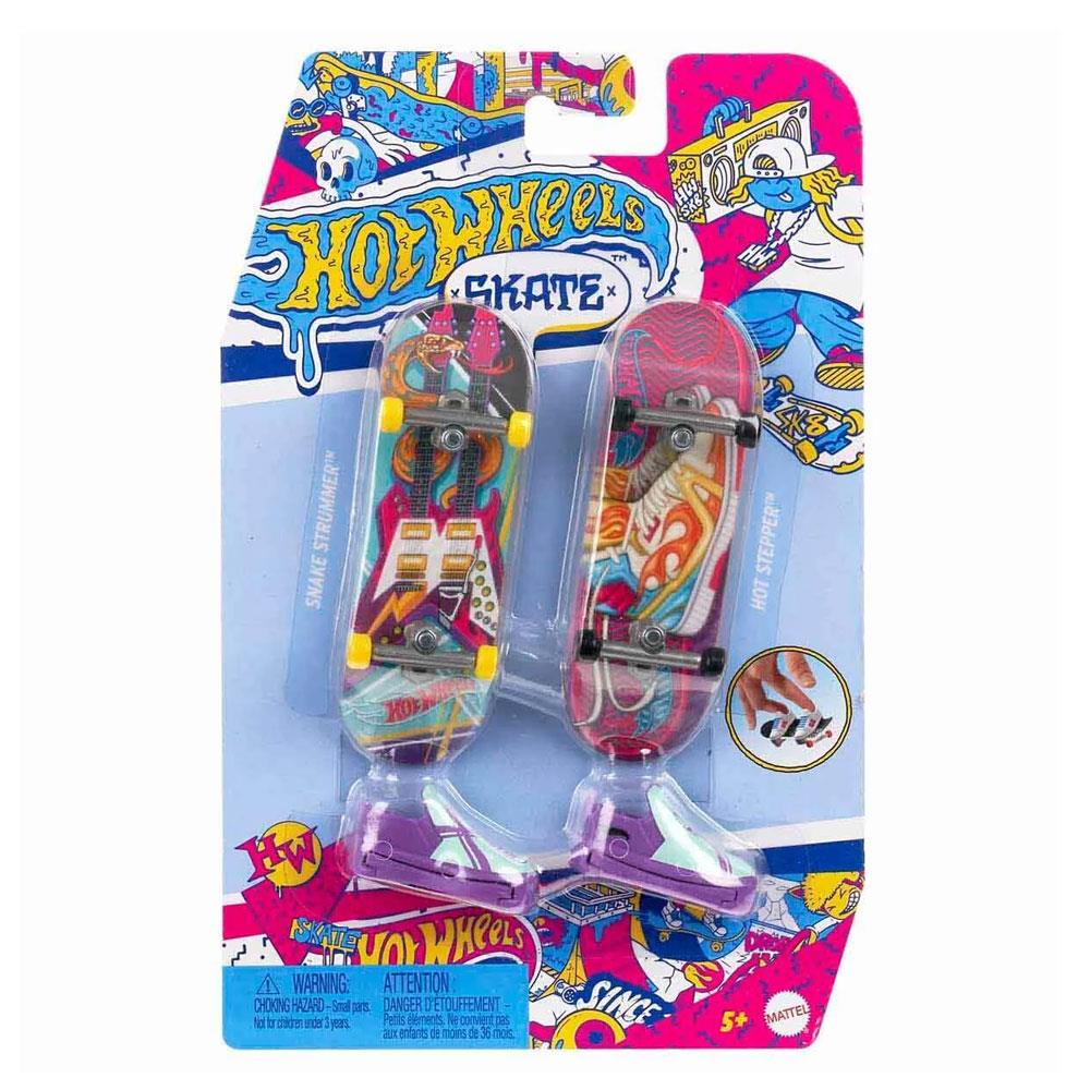 HXL17 HOT WHEELS SKATE RETRO TEMALI IKILI PARMAK KAYKAY VE AYAKKABI PAKETLERI