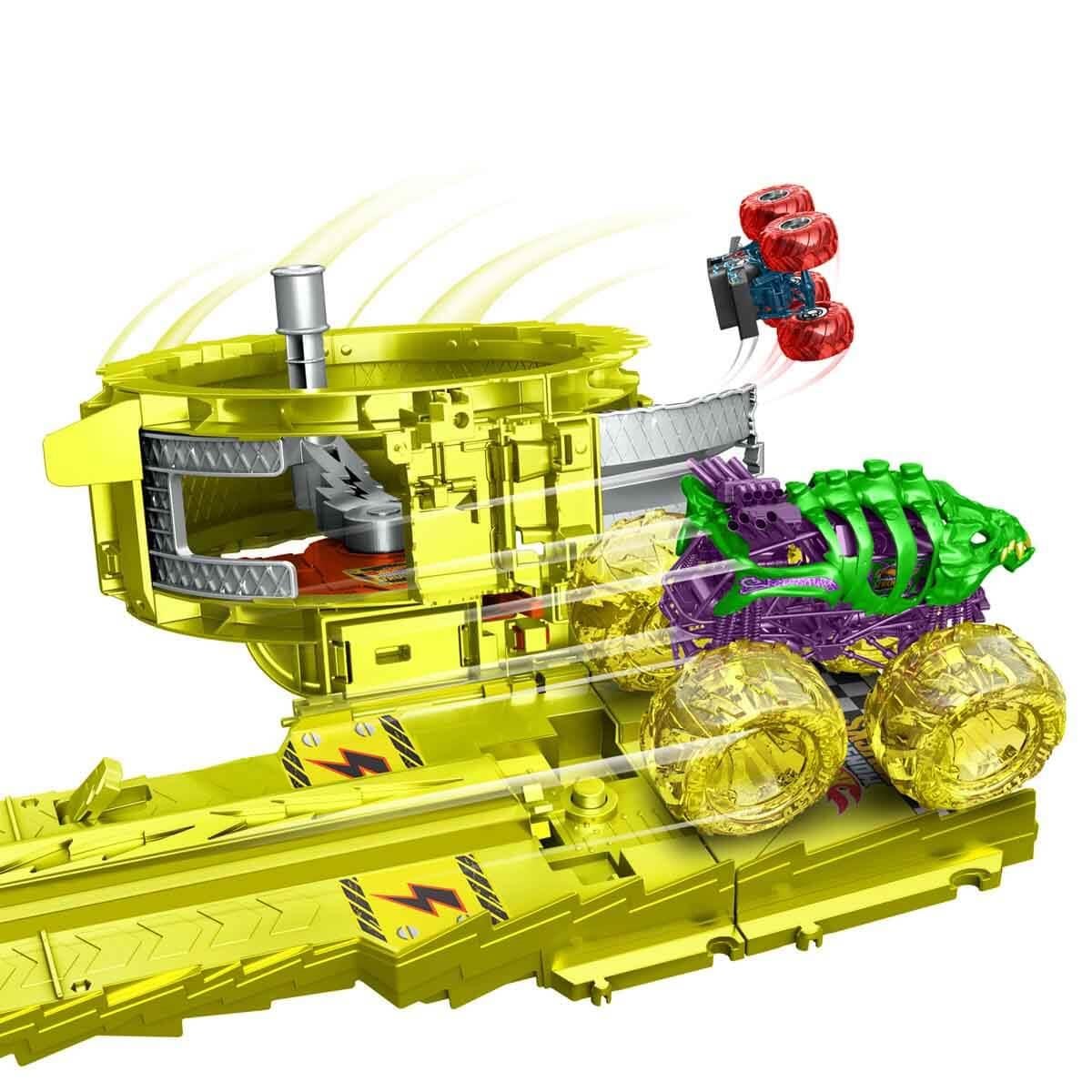 HXT05 HOT WHEELS MONSTER TRUCKS POWER SMASHERS OYUN SETI