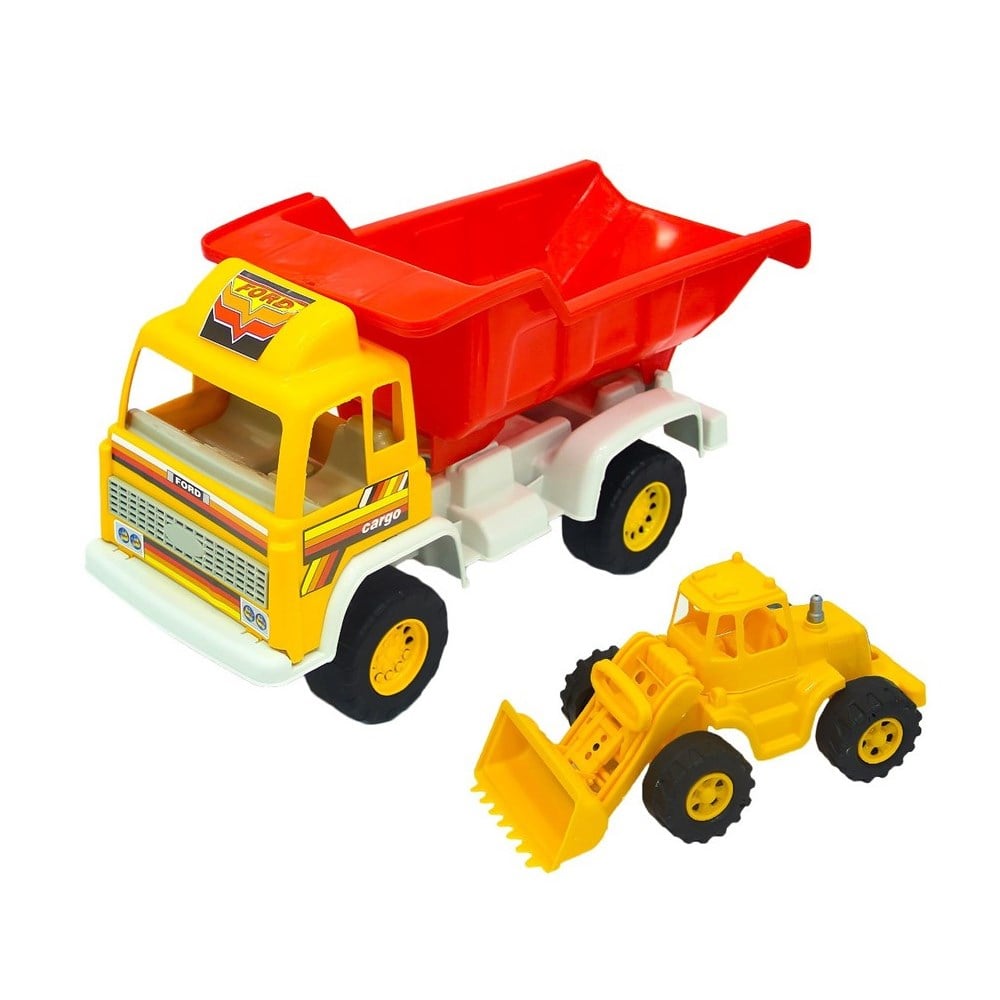 İnşaat Kamyonum ve Mini Buldozer 0097