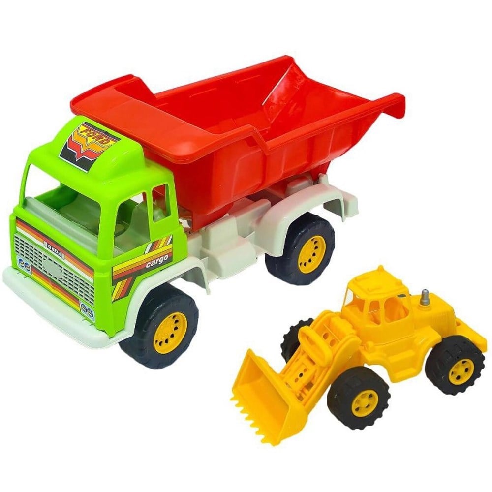 İnşaat Kamyonum ve Mini Buldozer 0097