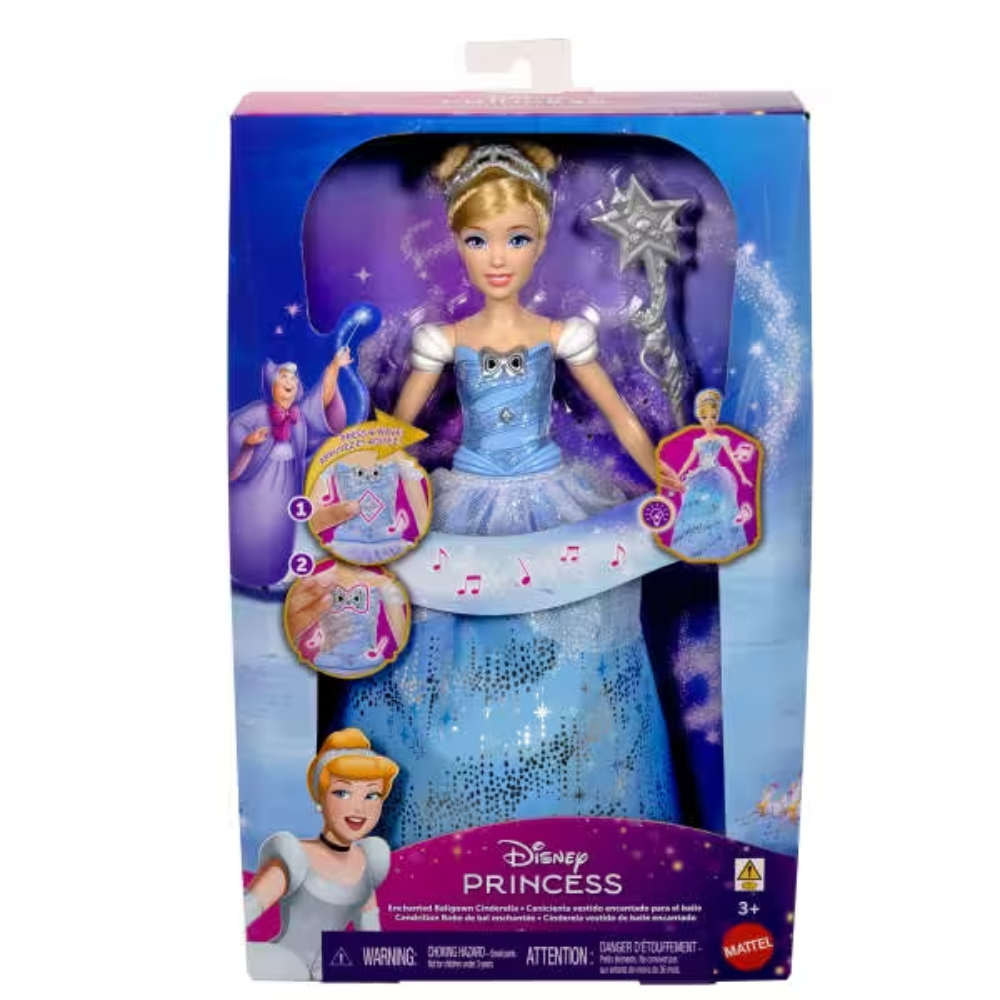 JBF94 DISNEY PRENSESI ISIKLI BALO ELBISELI CINDERELLA
