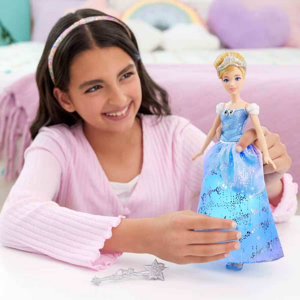 JBF94 DISNEY PRENSESI ISIKLI BALO ELBISELI CINDERELLA