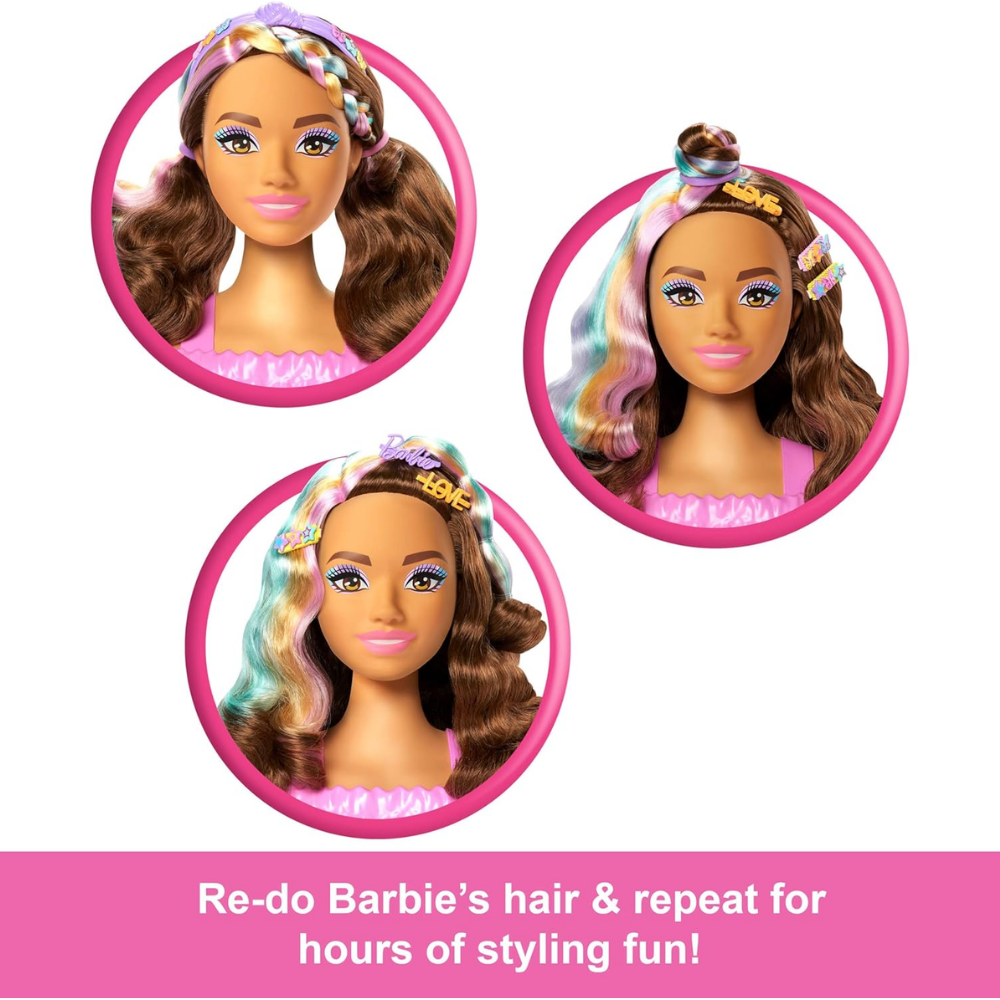 JFG82 BARBIE SAC TASARIMI BUSTU - KAHVERENGI SACLI