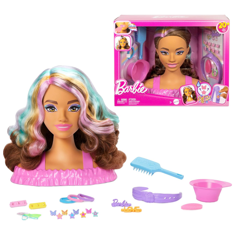 JFG82 BARBIE SAC TASARIMI BUSTU - KAHVERENGI SACLI
