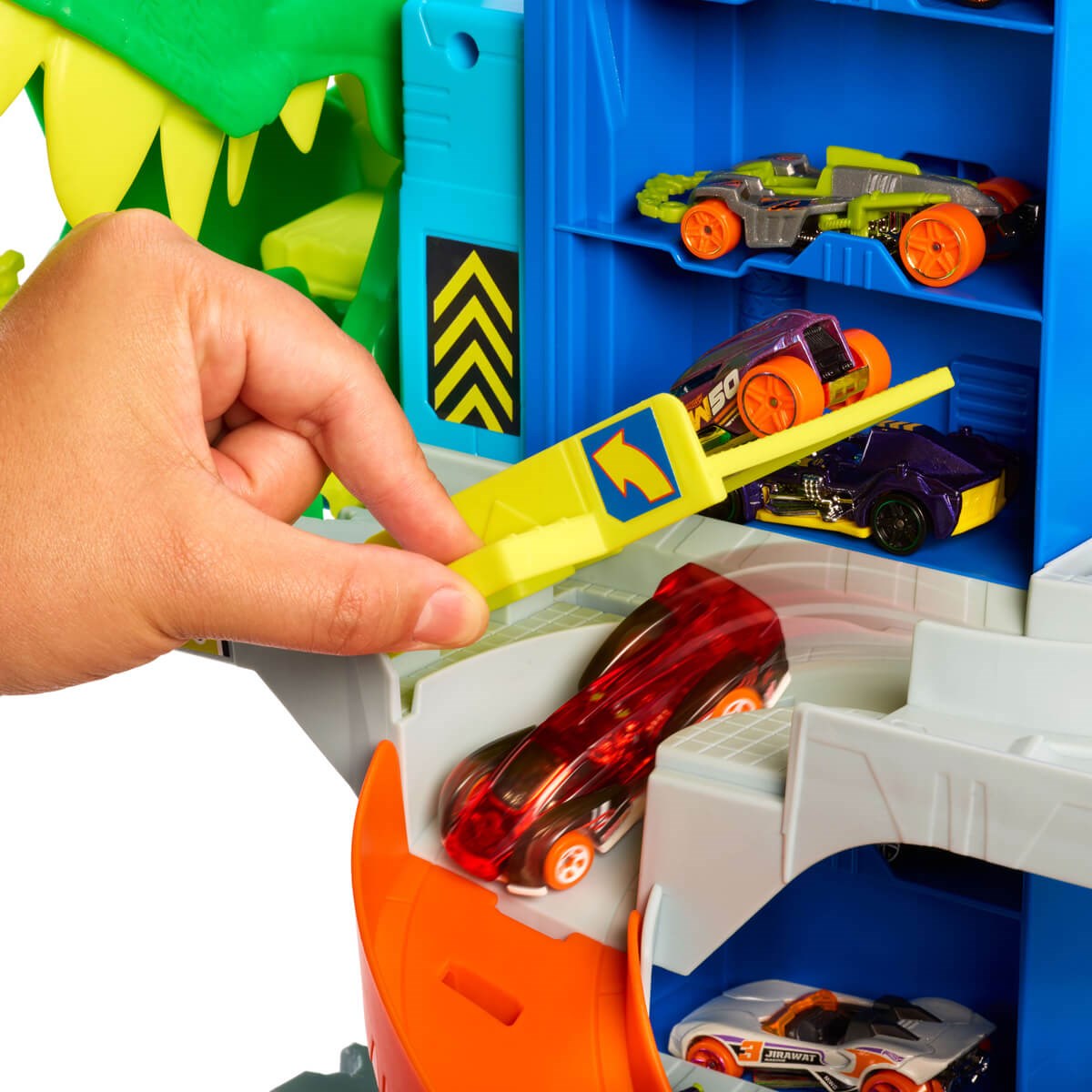 JHL98 HOT WHEELS CITY ULTIMATE T-REX GARAJI