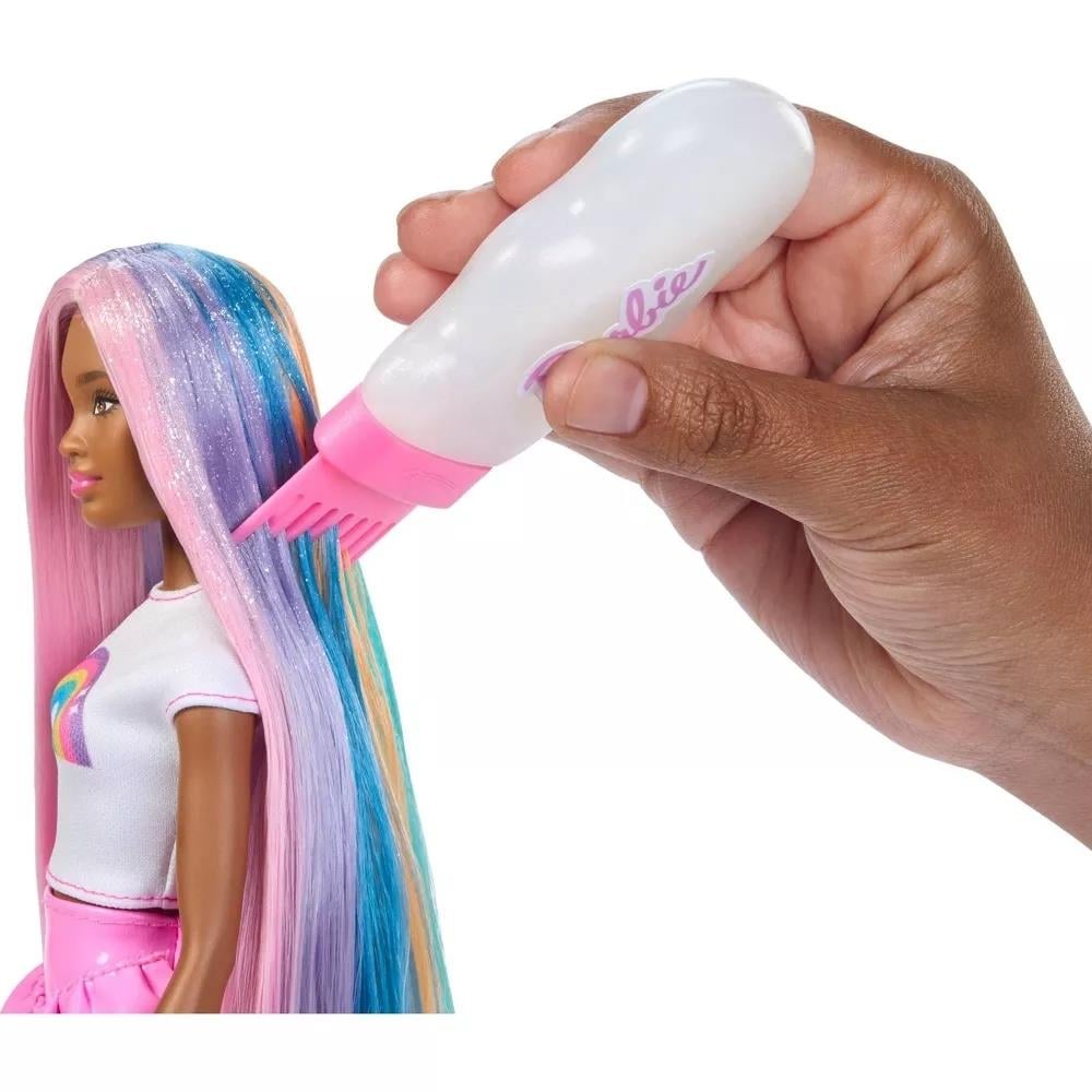 JJP08 BARBIE GOKKUSAGI SACLAR BEBEGI - KAHVERENGI SACLI