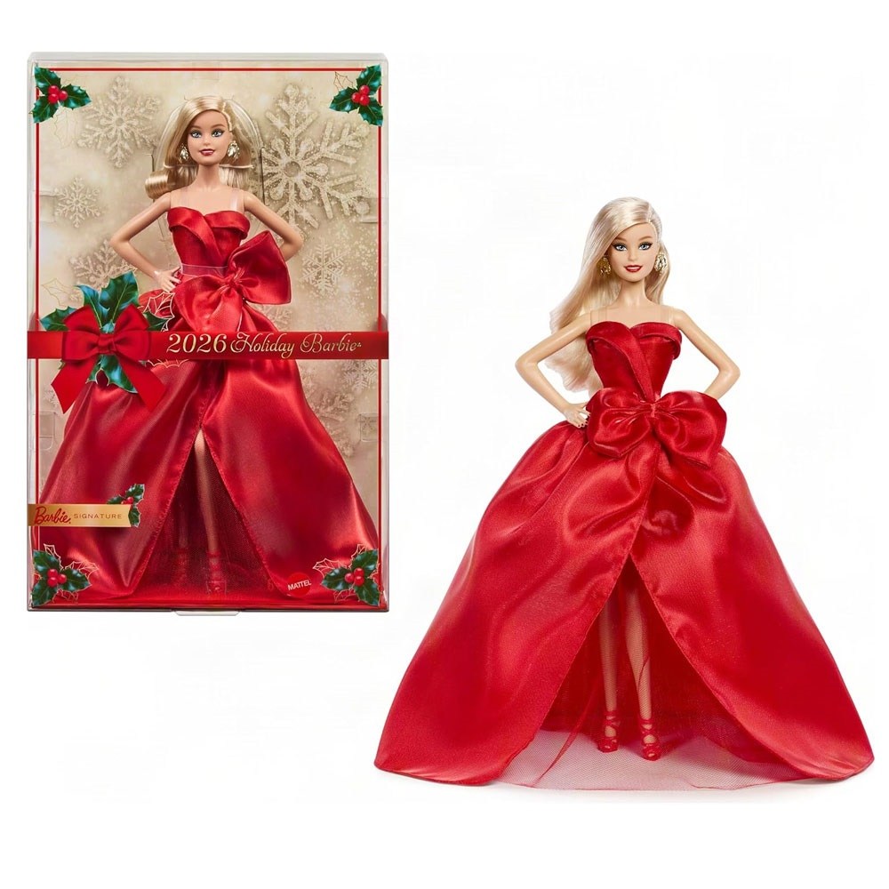 JJX65 BARBIE 2026 MUTLU YILLAR BEBEGI - SARISIN