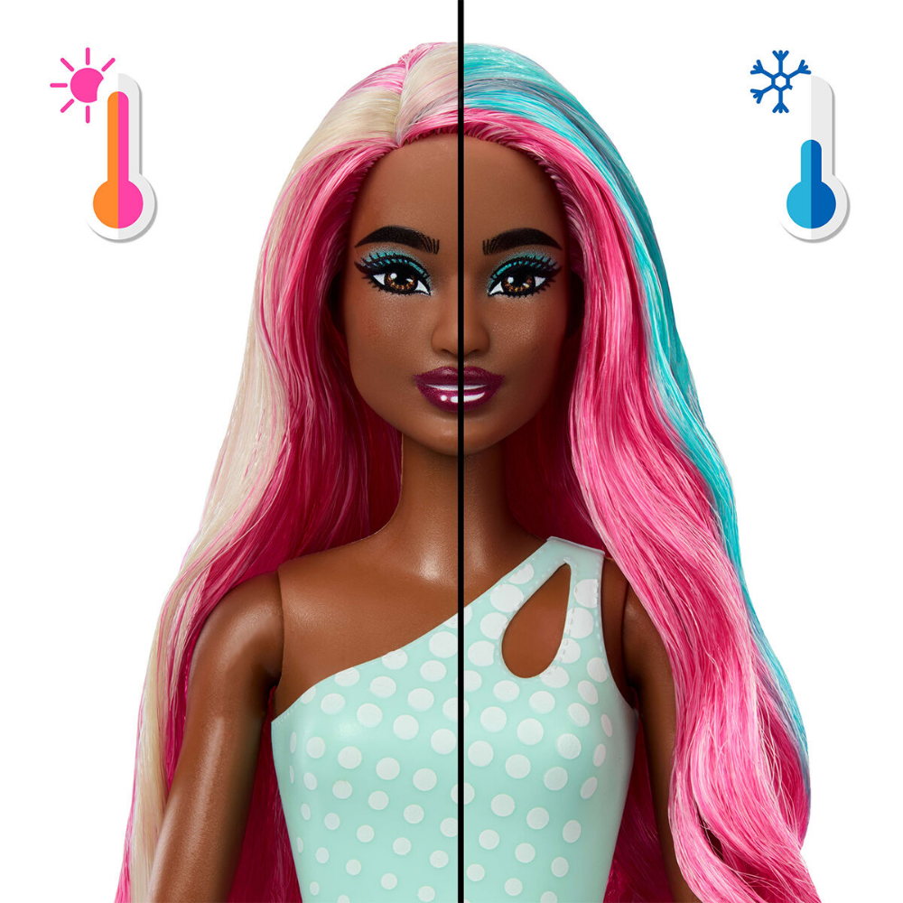 JKF60 BARBIE POP REVEAL SURPRIZ BEBEK - MOR SACLI