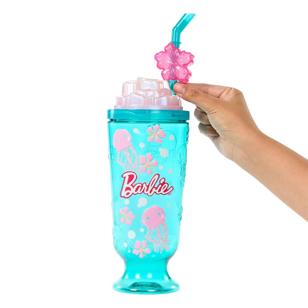 JKF62 BARBIE POP REVEAL SURPRIZ BEBEK - MAVI SACLI