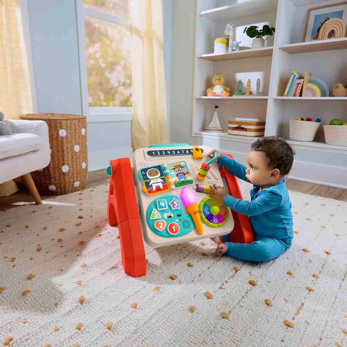 JLM96 FISHER PRICE EGLEN VE OGREN 4'U 1 ARADA AKTIVITE VE CIZIM MASASI