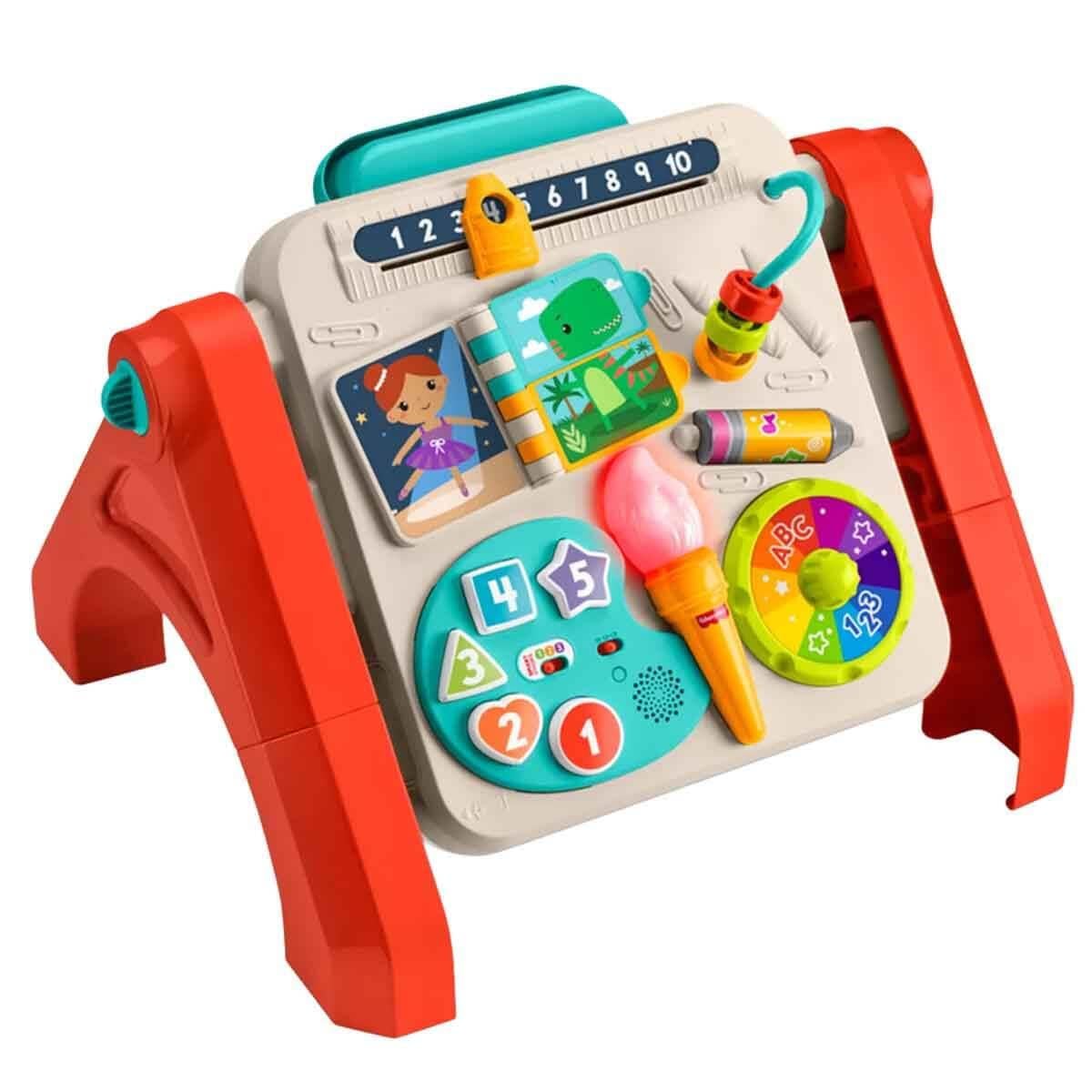 JLM96 FISHER PRICE EGLEN VE OGREN 4'U 1 ARADA AKTIVITE VE CIZIM MASASI
