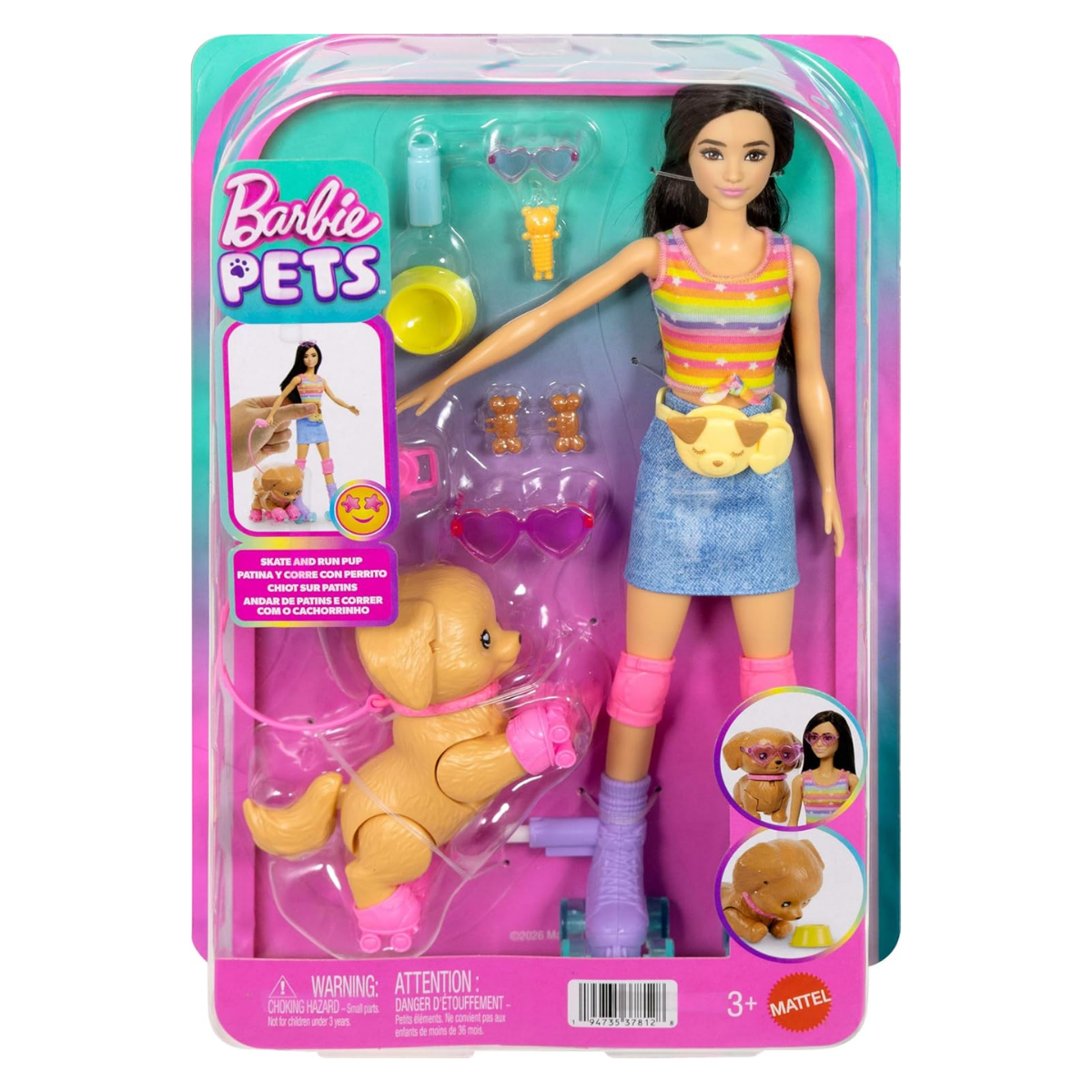 JMJ45 BARBIE PATEN EGLENCESI - KAHVERENGI SACLI